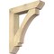 Ekena Millwork Imperial Slat Rough Sawn Bracket w/ Offset Brace, Douglas Fir, 8"W x 38"D x 44"H BKT0806X38X44IMP06RDF - alternate 1